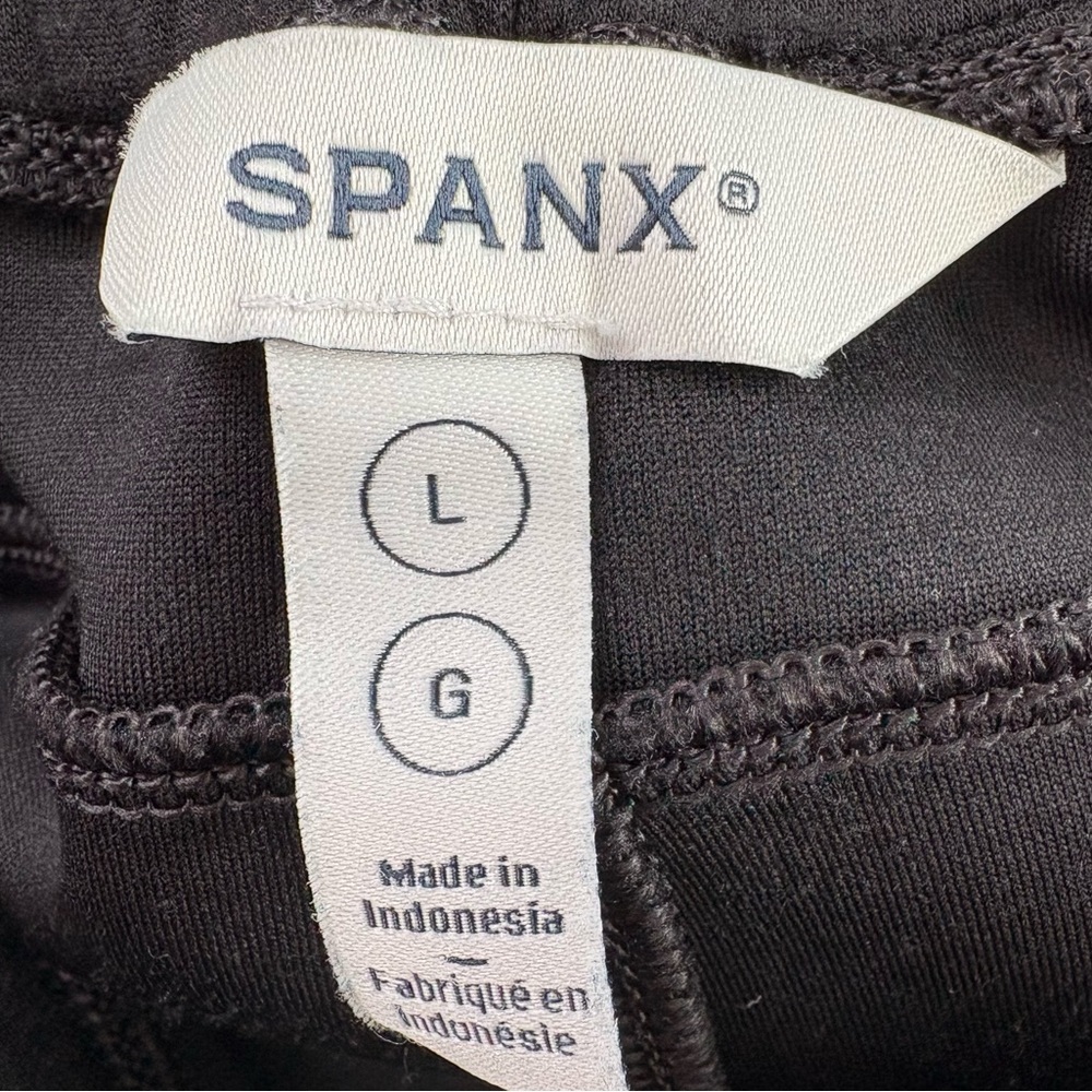 SPANX AirEssentials Slim Straight Pant, Very Black, Size Large - Picture 10 of 10